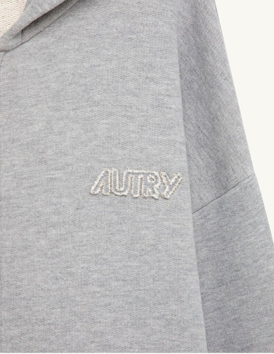 Sudadera con Capucha Autry con Logo Gris Unisex - Imagen 5