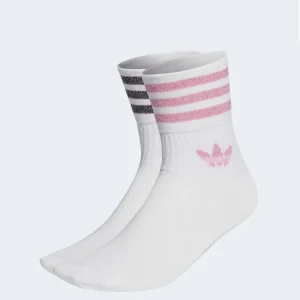 Calcetines adidas Glitter 2 Pack Blancos Mujer
