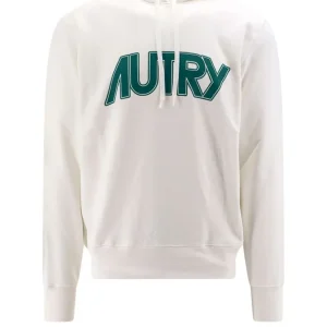 Sudadera con Capucha Autry con Logo Blanca Hombre