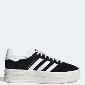 adidas Gazelle Bold Negras y Blancas Mujer