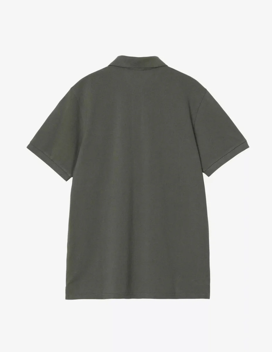 Polo Carhartt WIP Chase Pique Verde Hombre - Imagen 3
