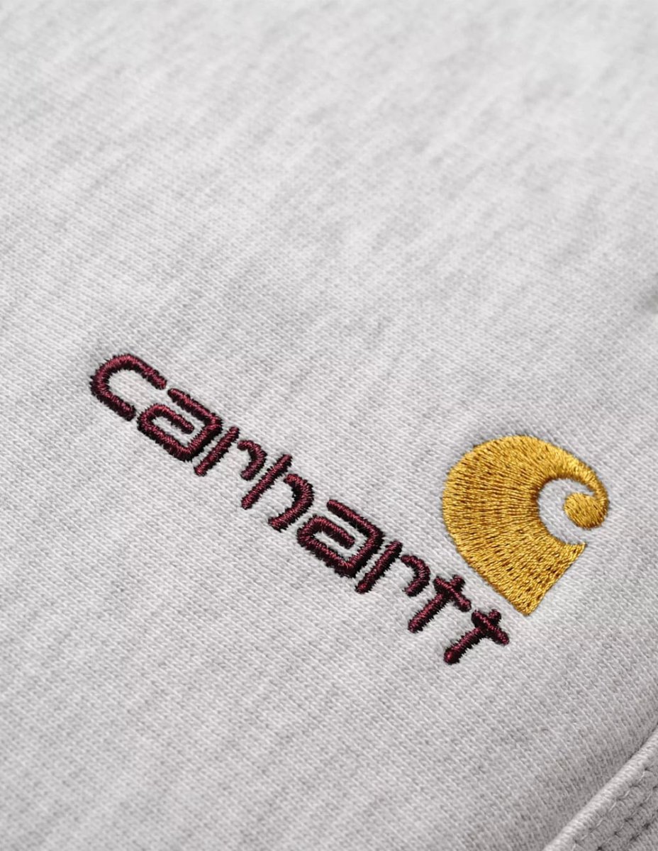 Pantalón Carhartt WIP American Script Gris Hombre - Imagen 5