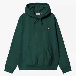 Sudadera con Capucha Carhartt WIP American Script Verde Hombre