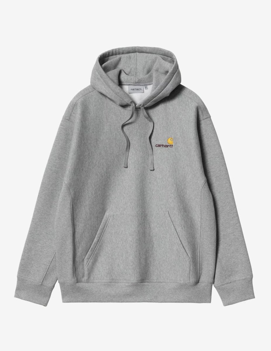 Sudadera con Capucha Carhartt WIP American Script Gris Hombre