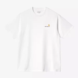 Camiseta Carhartt WIP American Script Blanca Hombre