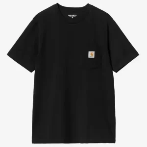 Camiseta Carhartt WIP Pocket Negra Hombre