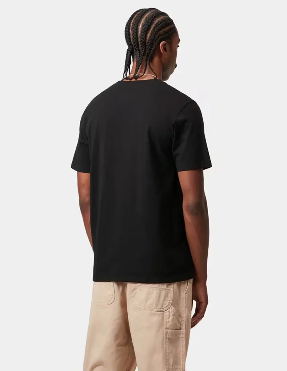 Camiseta Carhartt WIP Pocket Negra Hombre - Imagen 5