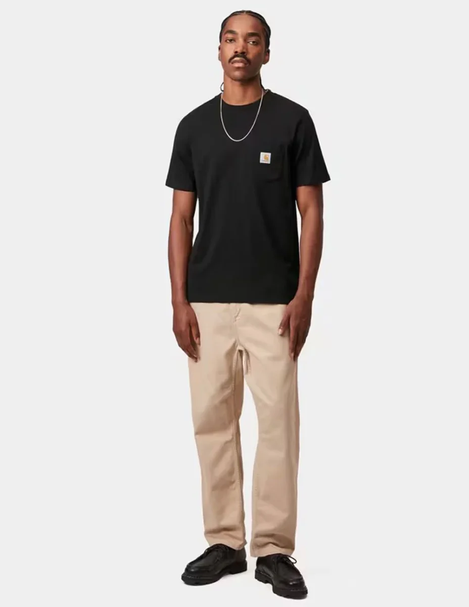Camiseta Carhartt WIP Pocket Negra Hombre - Imagen 6