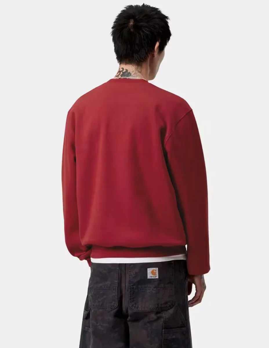 Sudadera Carhartt WIP con Logo Roja Hombre - Imagen 5