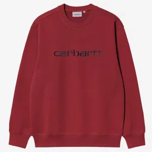 Sudadera Carhartt WIP con Logo Roja Hombre