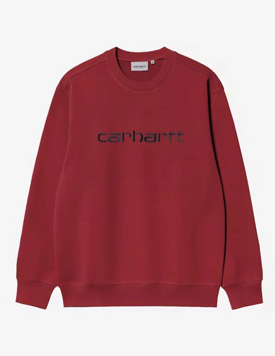 Sudadera Carhartt WIP con Logo Roja Hombre - Imagen 2