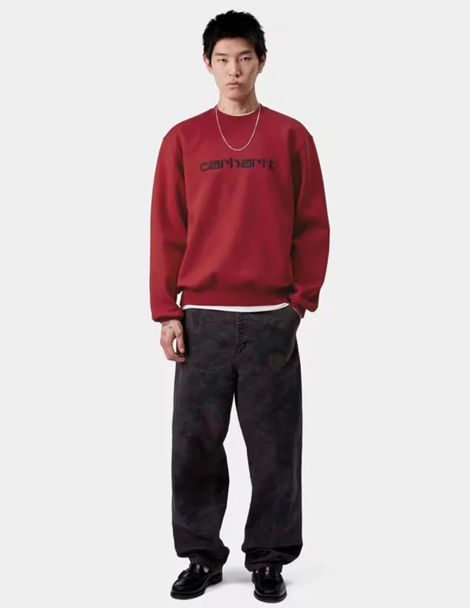 Sudadera Carhartt WIP con Logo Roja Hombre - Imagen 6