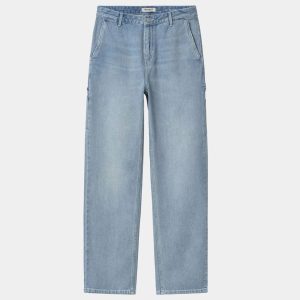 Pantalón Carhartt WIP Pierce Azul Mujer