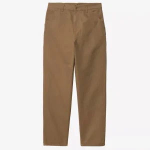 Pantalón Carhartt WIP Single Knee Marrón Hombre