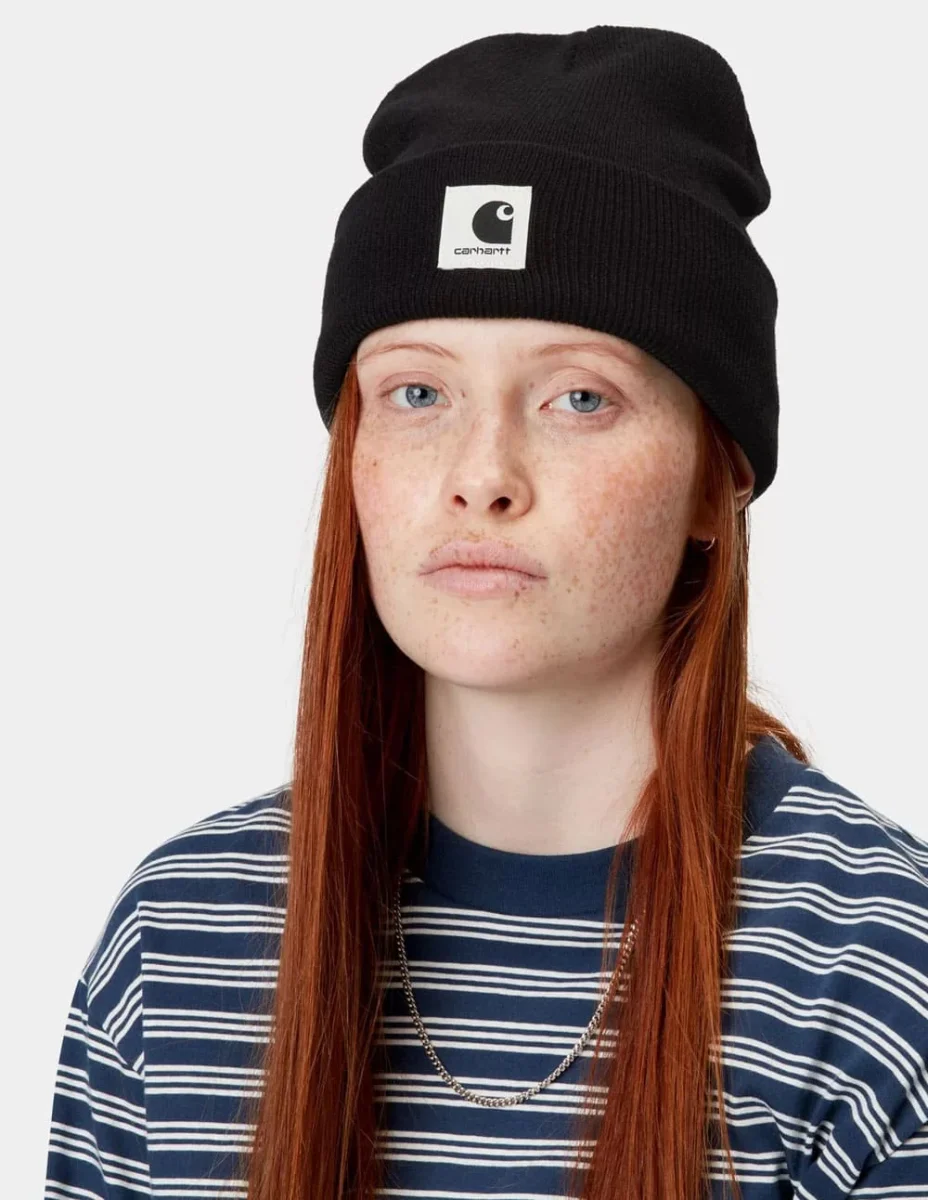 Gorro Carhartt WIP Ashley Negro Mujer - Imagen 4