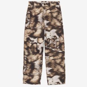 Pantalón Carhartt WIP Brandon Single Knee Marrón Mujer