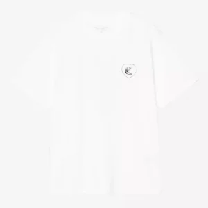 Camiseta Carhartt WIP Hearts Of Hartts Blanca Mujer