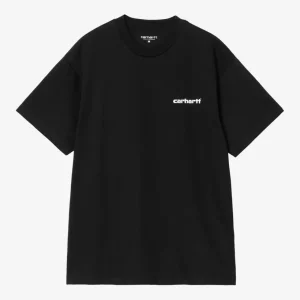 Camiseta Carhartt WIP Archive Lines Negra Hombre