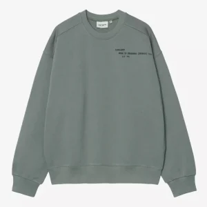 Sudadera Carhartt WIP Punched Verde Hombre