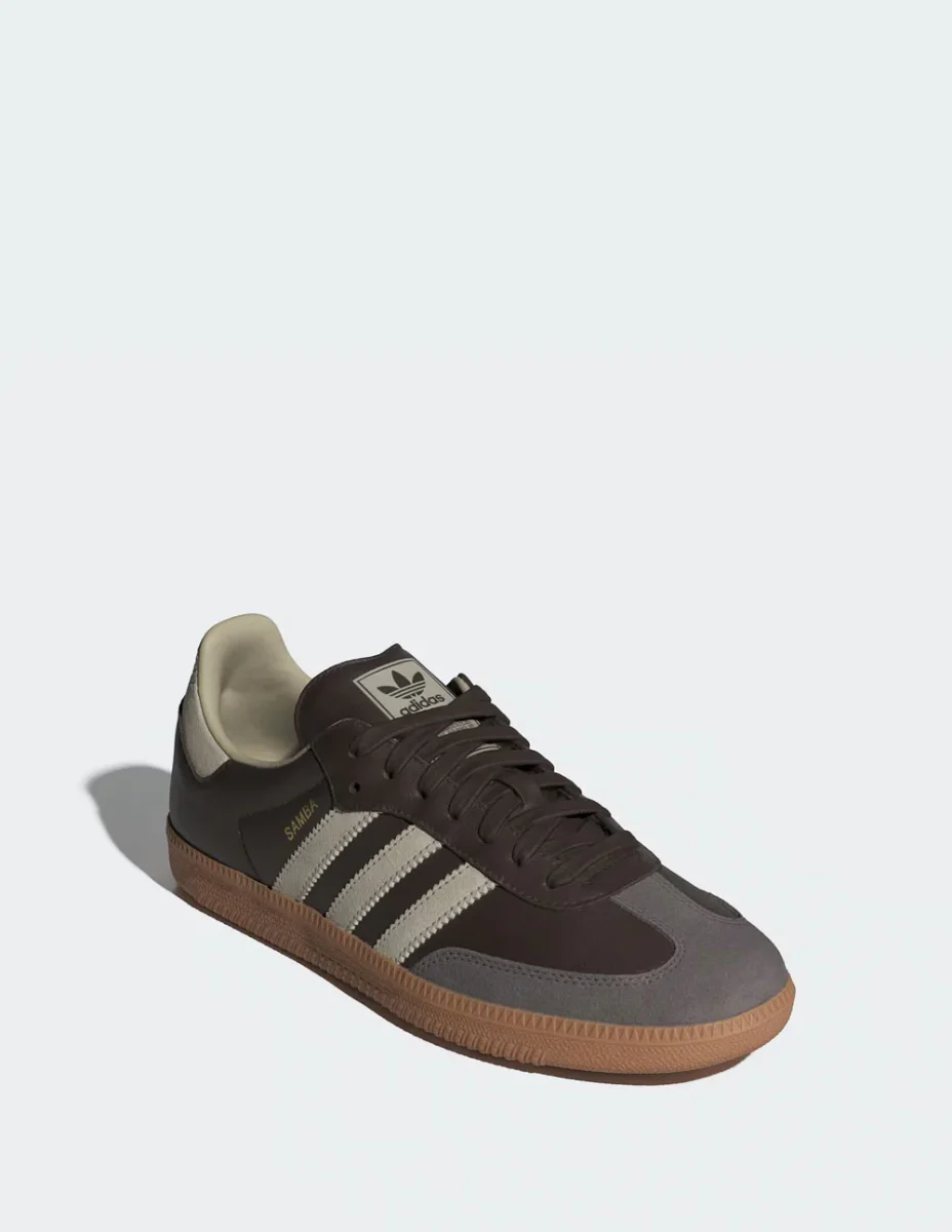 adidas Samba OG Marrones y Grises Unisex - Imagen 5