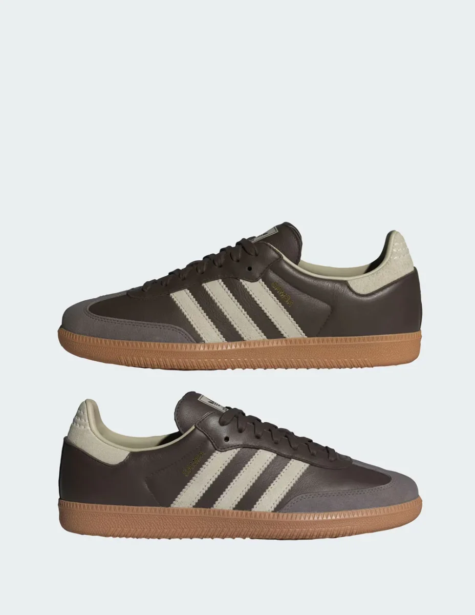 adidas Samba OG Marrones y Grises Unisex - Imagen 6