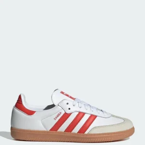adidas Samba OG Blancas y Rojas Mujer
