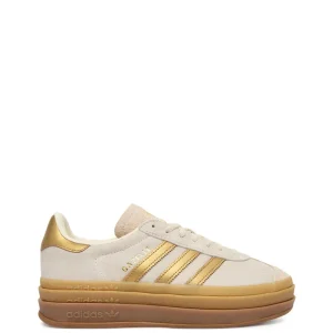 adidas Gazelle Bold Beiges y Doradas Mujer