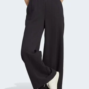 Pantalón adidas Premium Wide-Leg Pintuck Negro Mujer