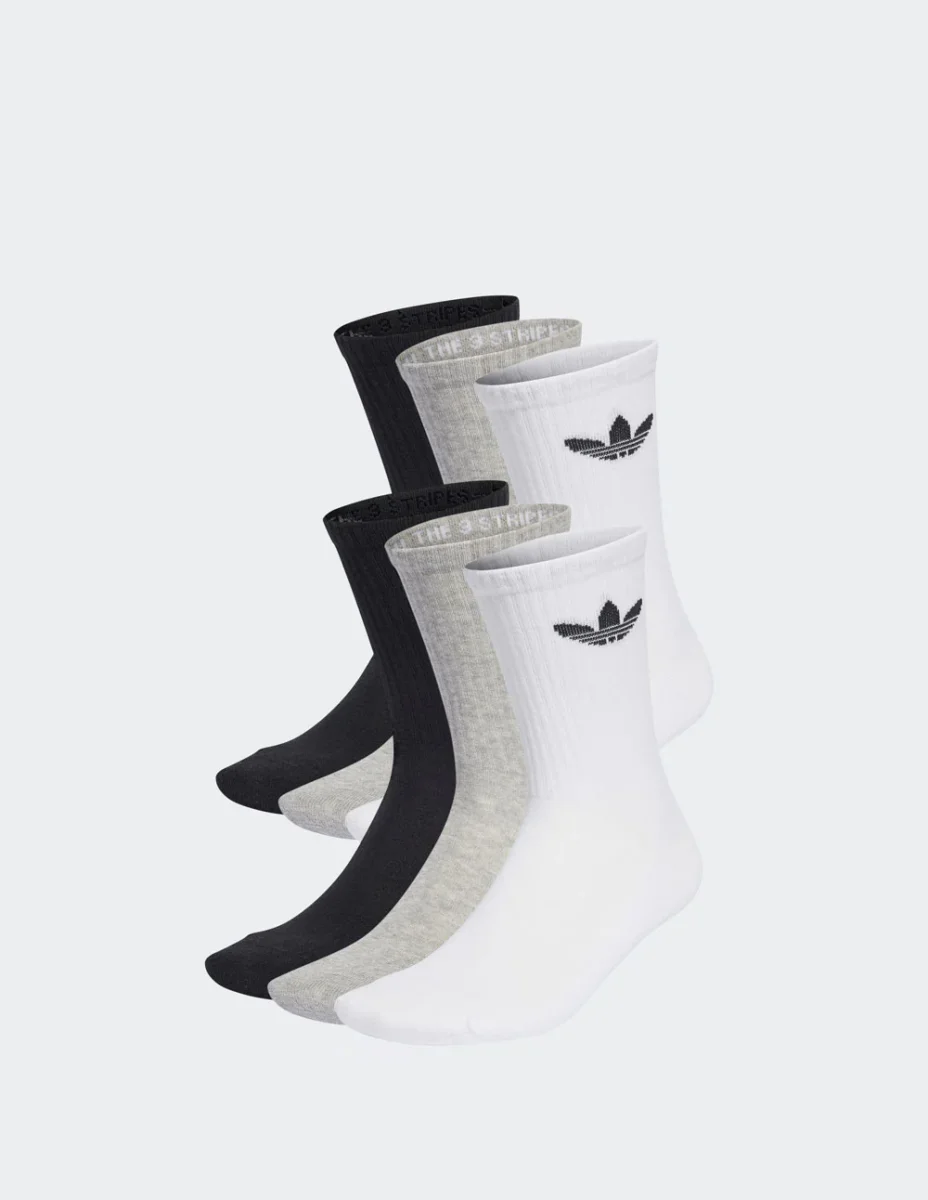 Calcetines adidas Classic Trefoil Cushion Multicolor 6 Pack Unisex