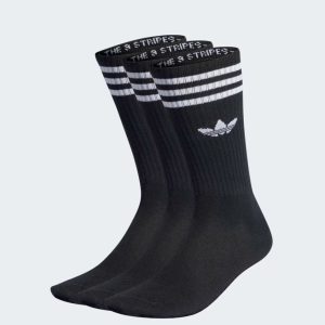 Calcetines adidas 3-Stripes Pack de 3 Negros Unisex