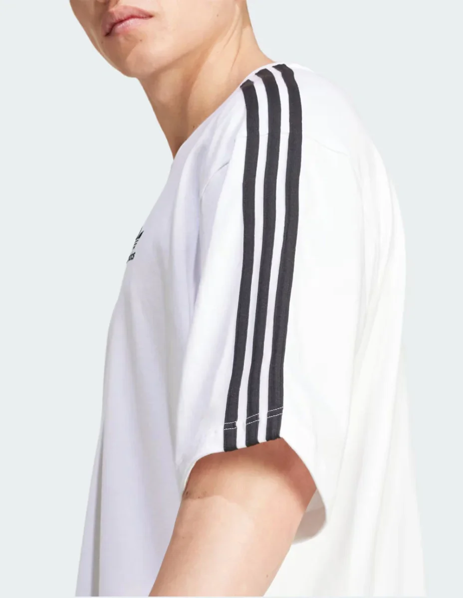 Camiseta adidas Oversized Blanca Hombre - Imagen 5