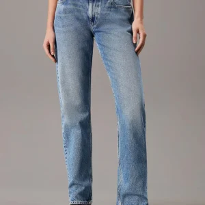 Pantalón Vaquero Calvin Klein Jeans Love Rise Azul Mujer