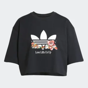 Camiseta adidas Nelson Negra Mujer