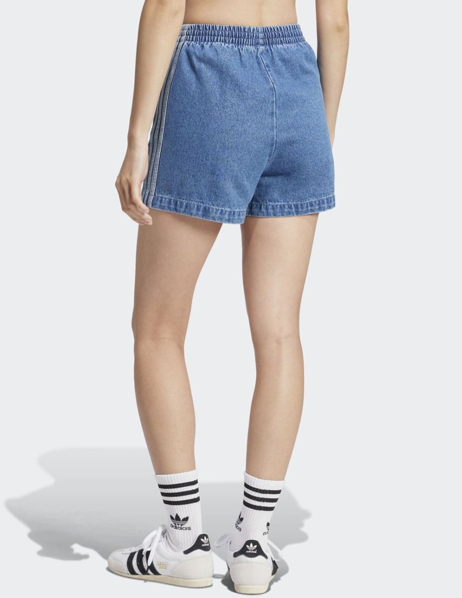 Pantalón Corto adidas Firebirds Denim Azul Mujer - Imagen 6