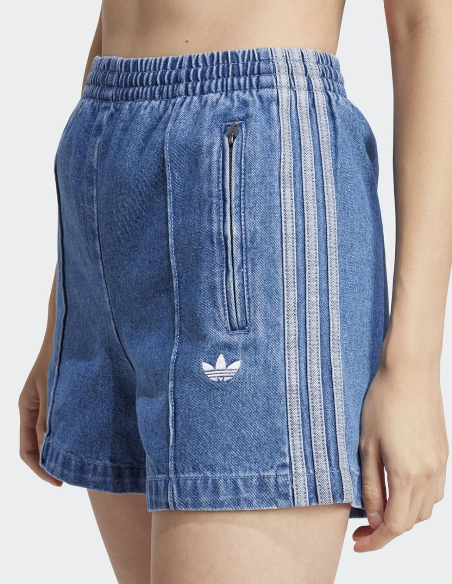 Pantalón Corto adidas Firebirds Denim Azul Mujer - Imagen 4