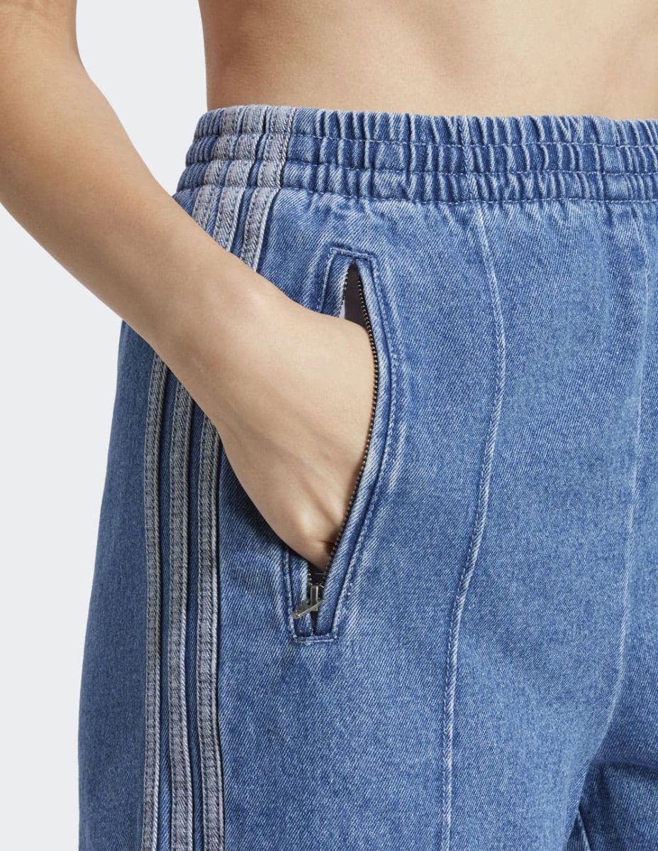 Pantalón Corto adidas Firebirds Denim Azul Mujer - Imagen 5