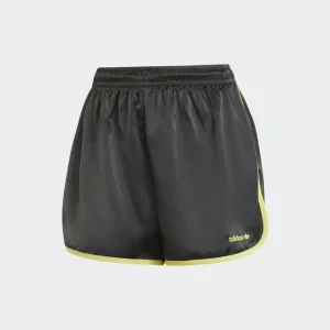 Pantalón Corto adidas con Logo Negro Mujer