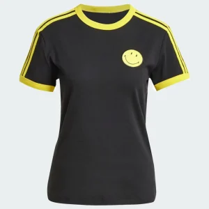 Camiseta adidas x Smiley Negra Mujer