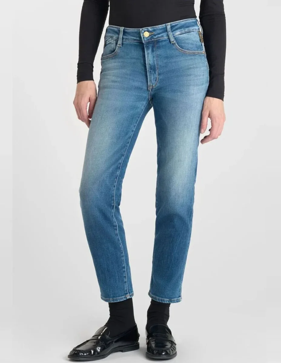 Pantalón Vaquero Le Temps des Cerises Pulp Azul Mujer - Imagen 2