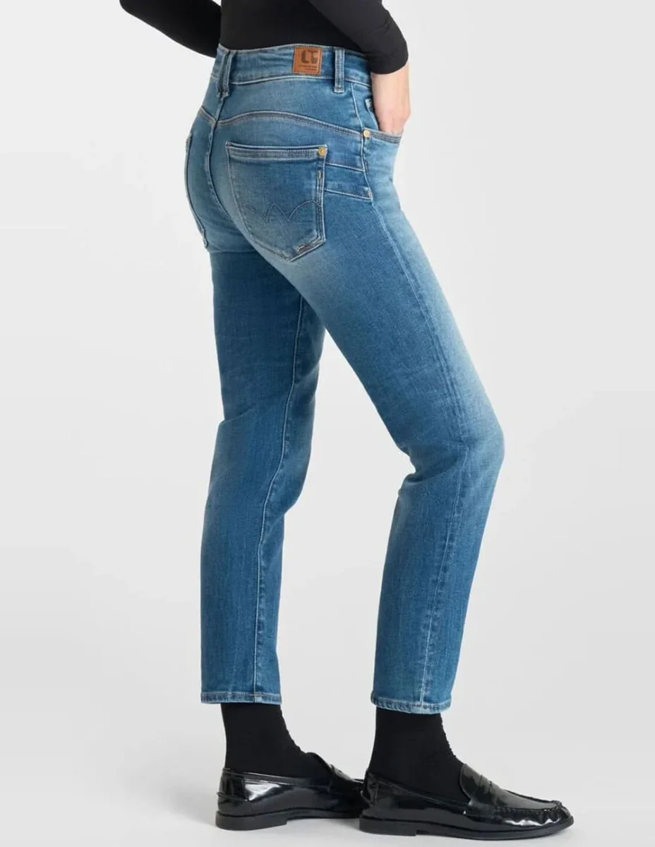 Pantalón Vaquero Le Temps des Cerises Pulp Azul Mujer - Imagen 4