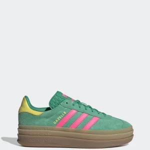 adidas Gazelle Bold Verdes y Rosas Mujer