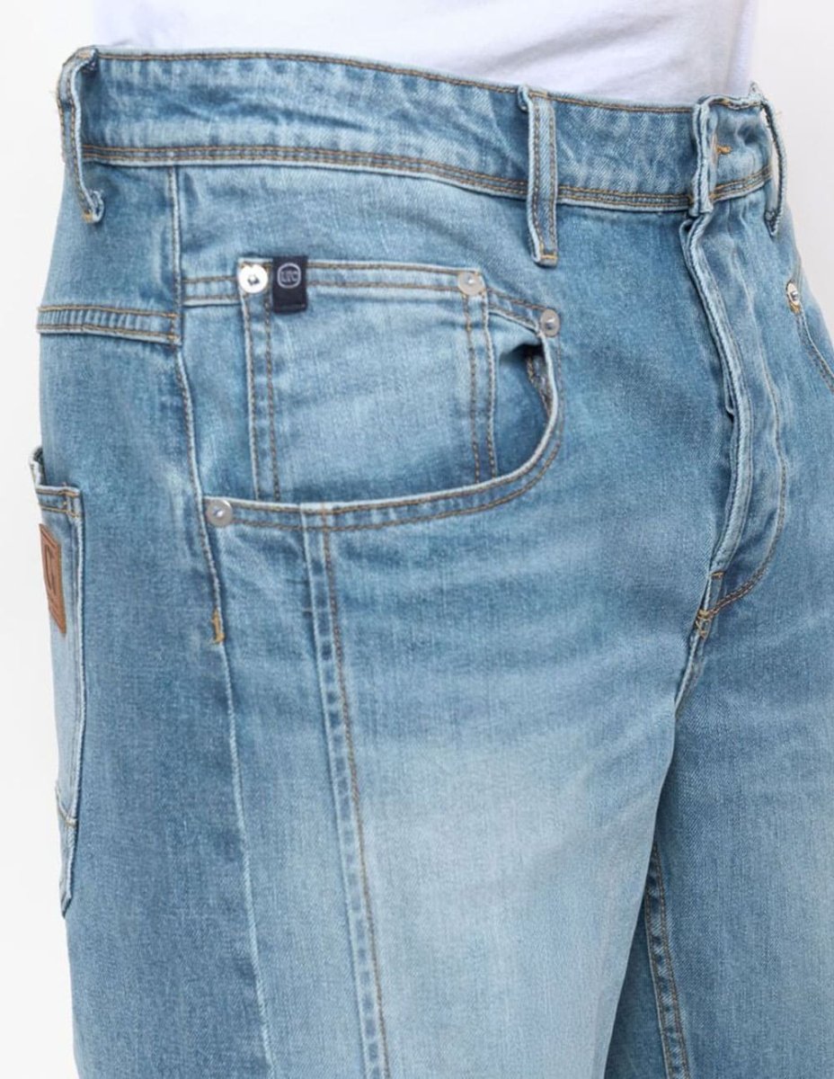 Pantalón Vaquero Le Temps des Cerises Hobo One Azul Hombre - Imagen 6