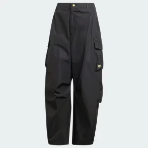 Pantalón Cargo adidas con Logo Negro Mujer