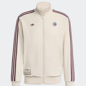 Sudadera adidas Ajax Amsterdam Terrace Icons Beige Hombre