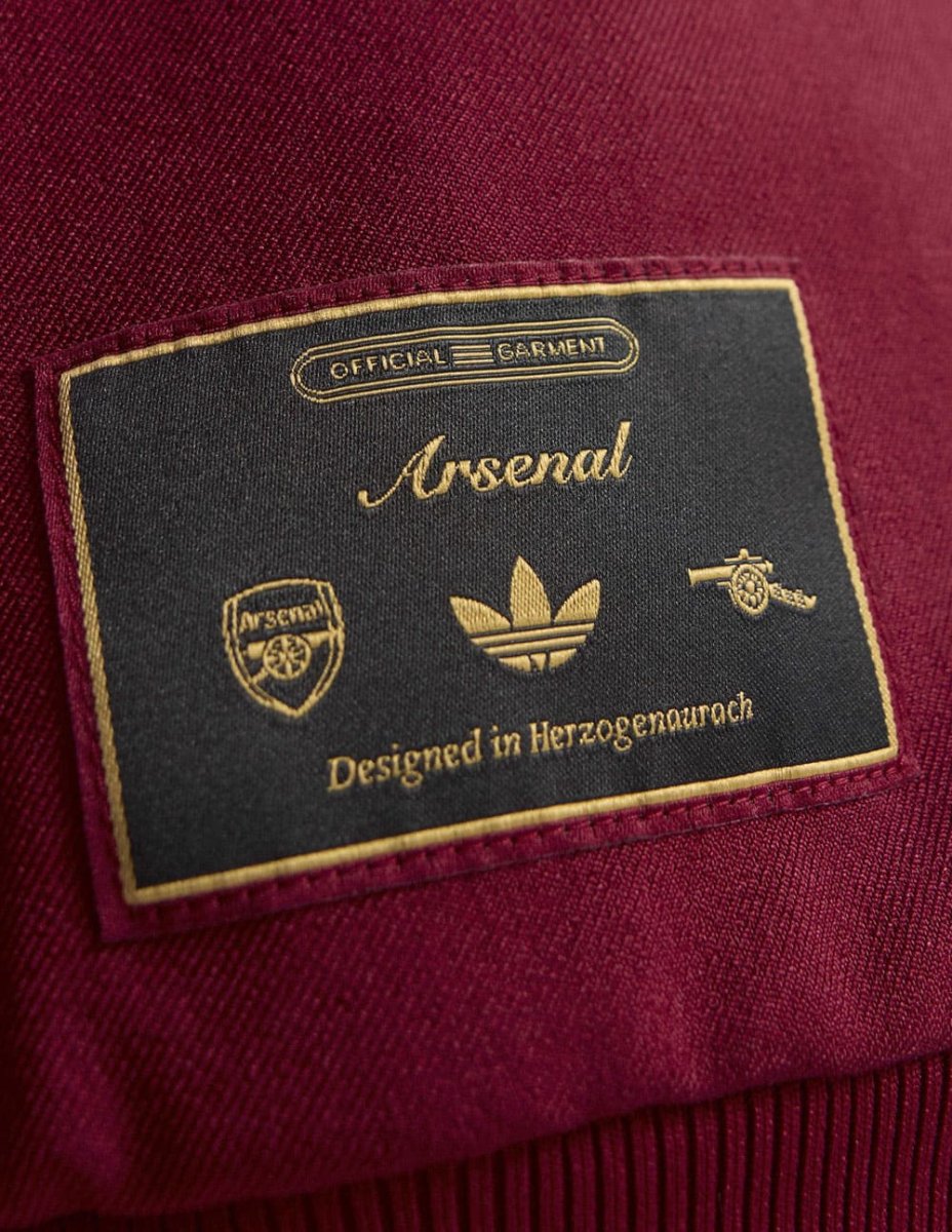 Chaqueta adidas Arsenal Terrace Icons Burdeos Hombre - Imagen 6