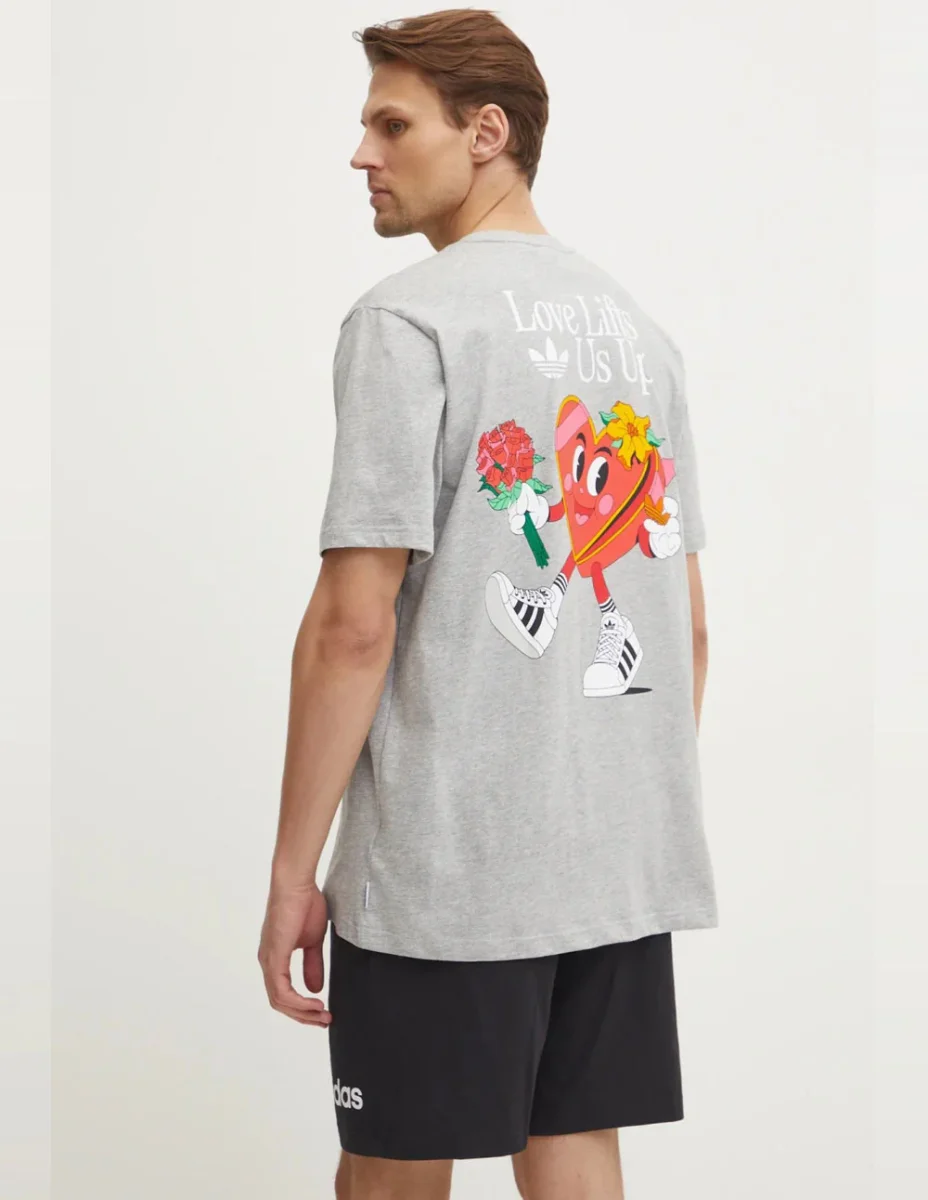 Camiseta adidas MBN Gris Hombre - Imagen 4