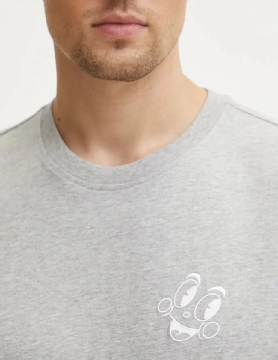 Camiseta adidas MBN Gris Hombre - Imagen 3