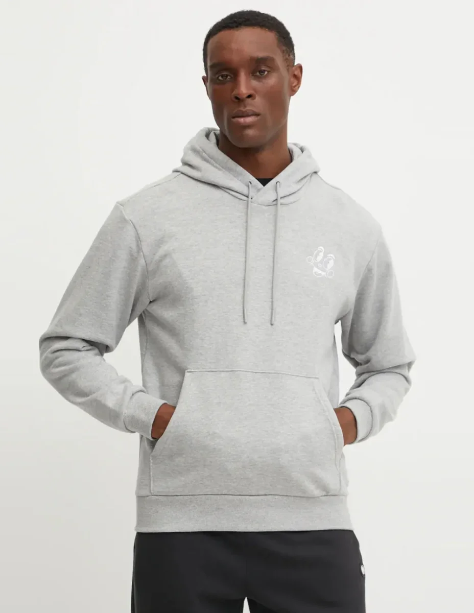 Sudadera con Capucha adidas MBN Gris Hombre - Imagen 2