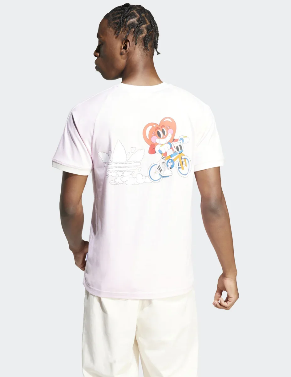 Camiseta adidas x MBN Rosa Hombre - Imagen 3