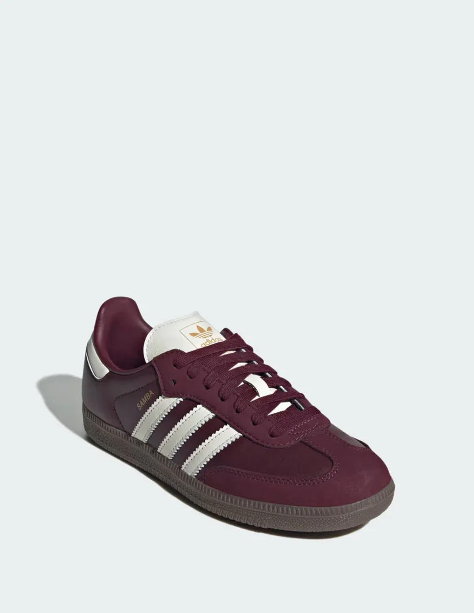 adidas Samba OG Burdeos Mujer - Imagen 4
